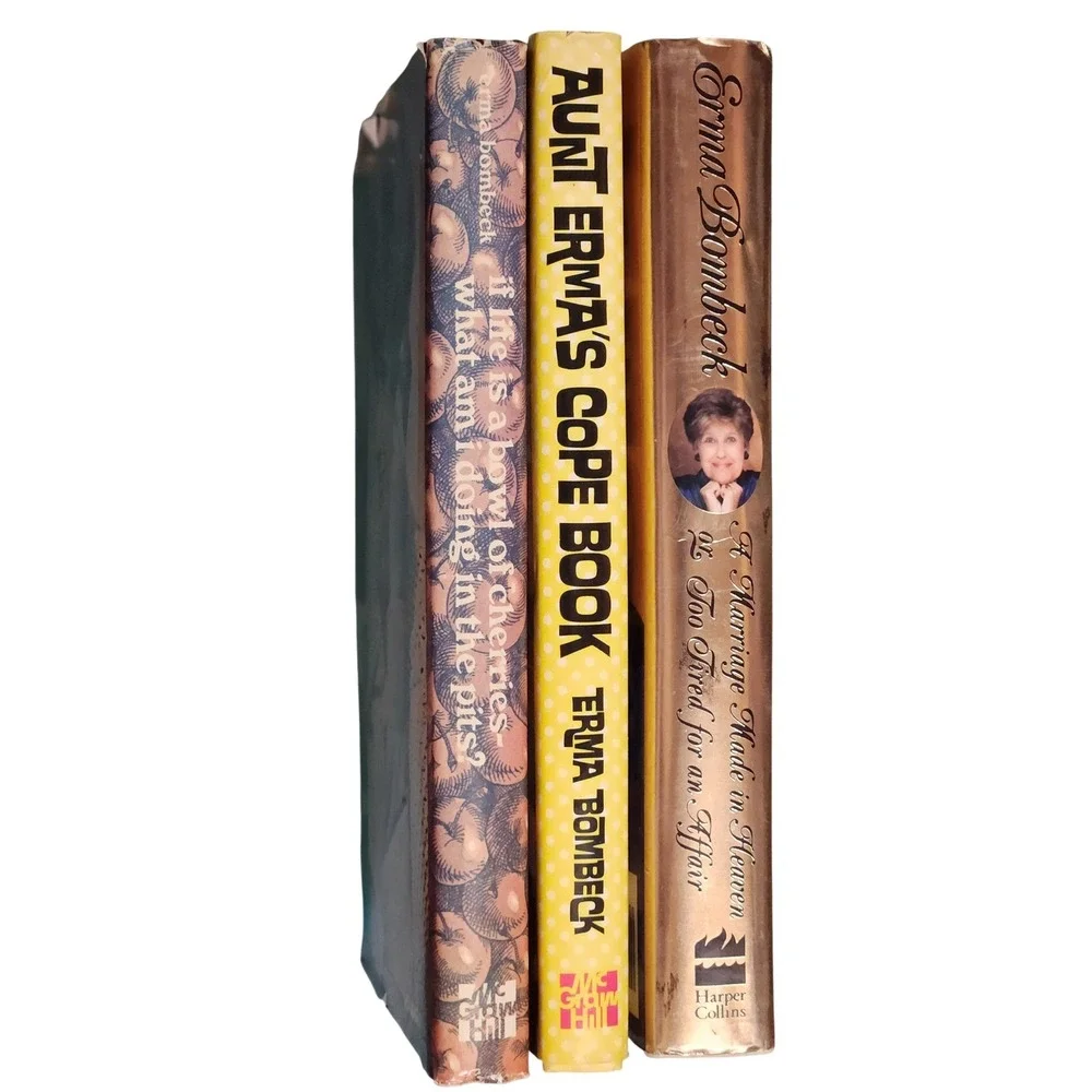 Erma Bombeck Hardcover Book Lot of 3 Vintage Humor Marriage Life Good Condition